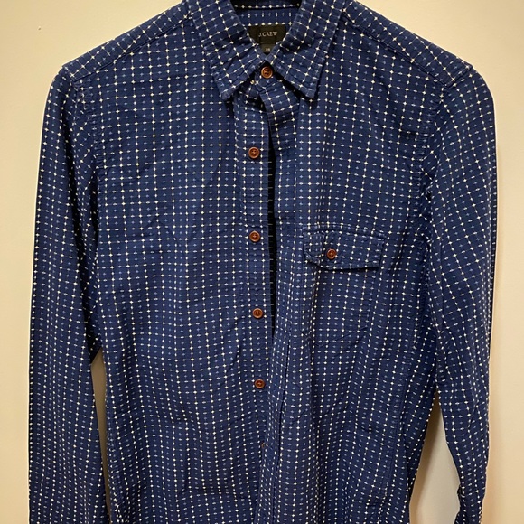 J. Crew Men’s Slim Fit Patterned Button Down - Picture 1 of 4